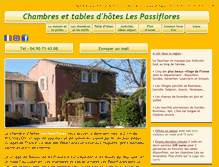 Tablet Screenshot of passiflores.fr